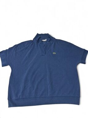 Lacoste Navy Blue Short Sleeve Polo Sweatshirt